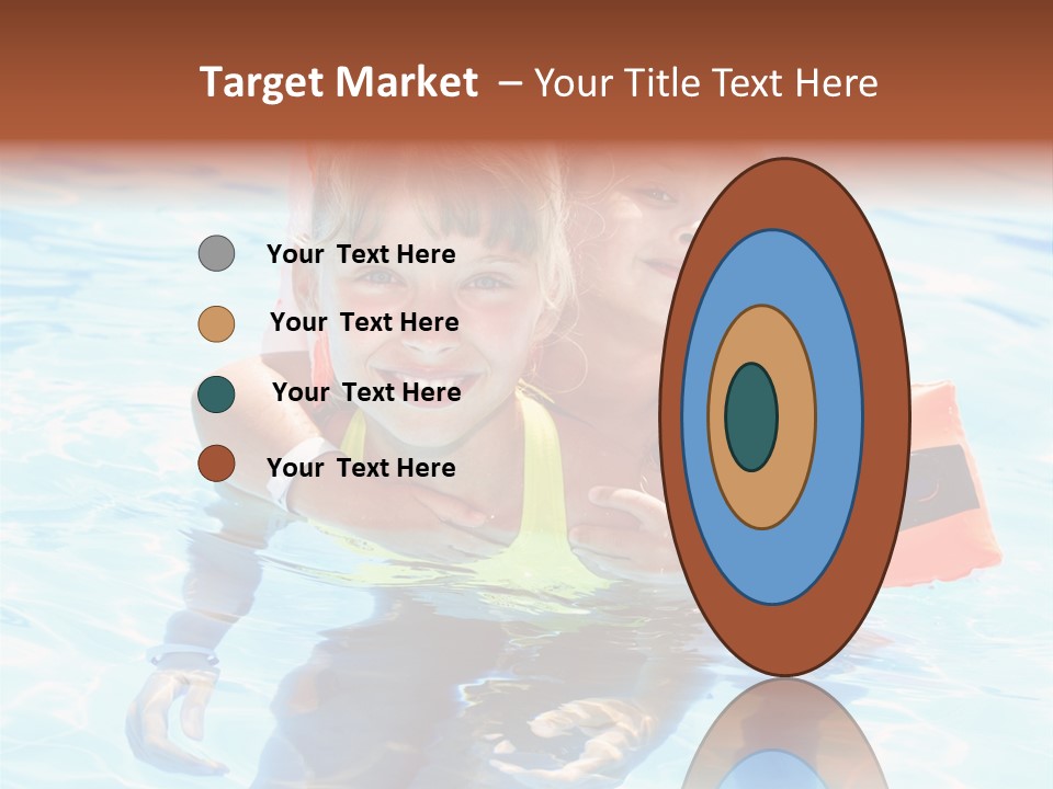 Leisure White Kid PowerPoint Template