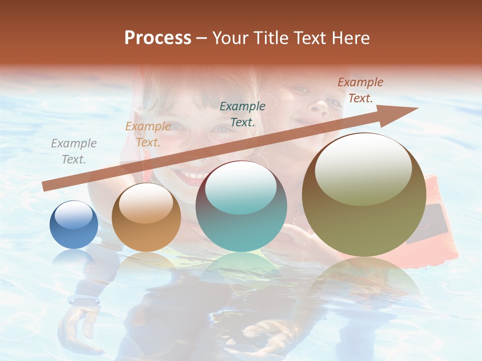 Leisure White Kid PowerPoint Template