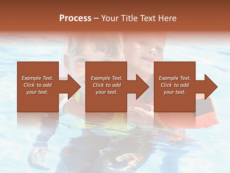 Leisure White Kid PowerPoint Template