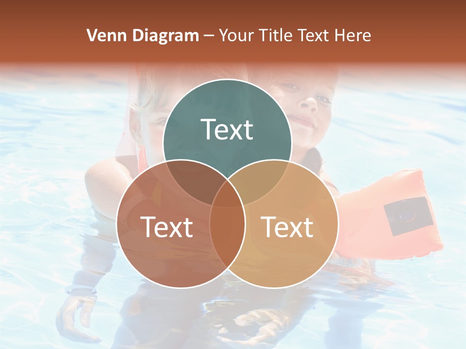 Leisure White Kid PowerPoint Template