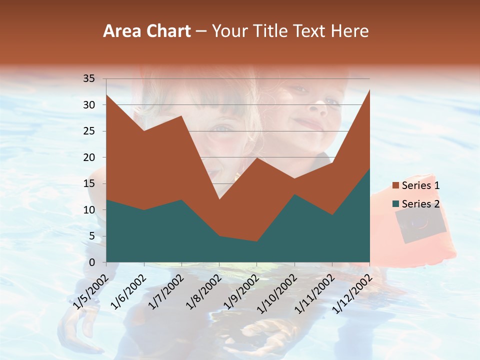 Leisure White Kid PowerPoint Template
