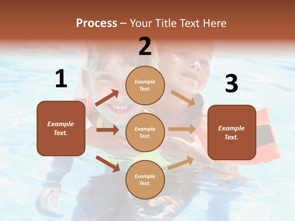 Leisure White Kid PowerPoint Template