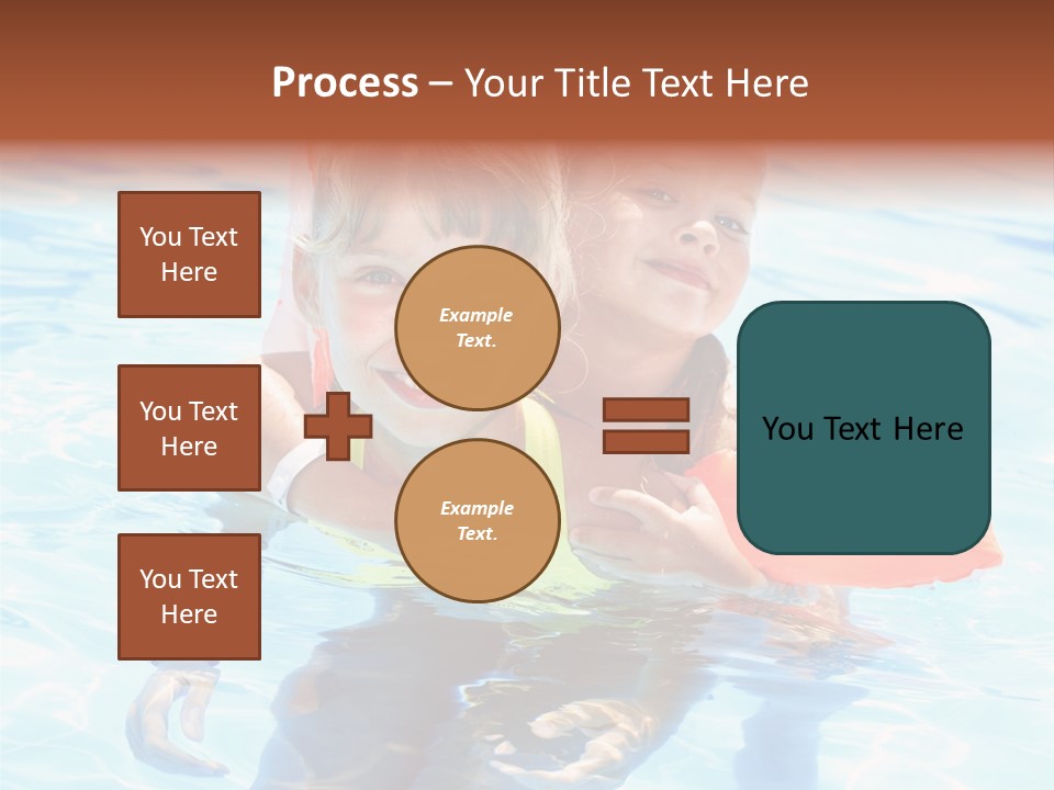 Leisure White Kid PowerPoint Template