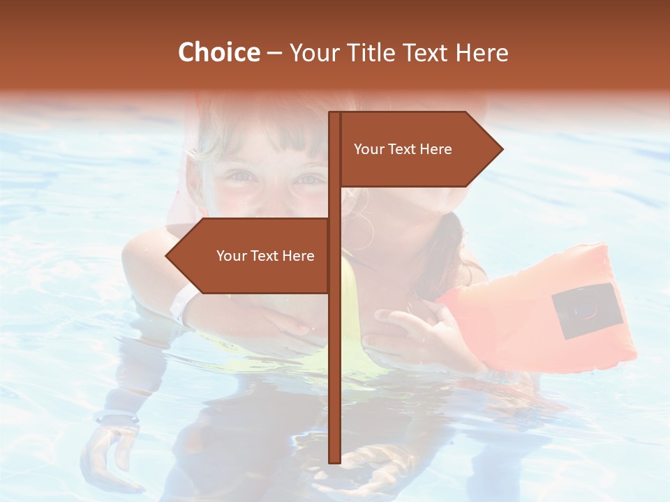 Leisure White Kid PowerPoint Template