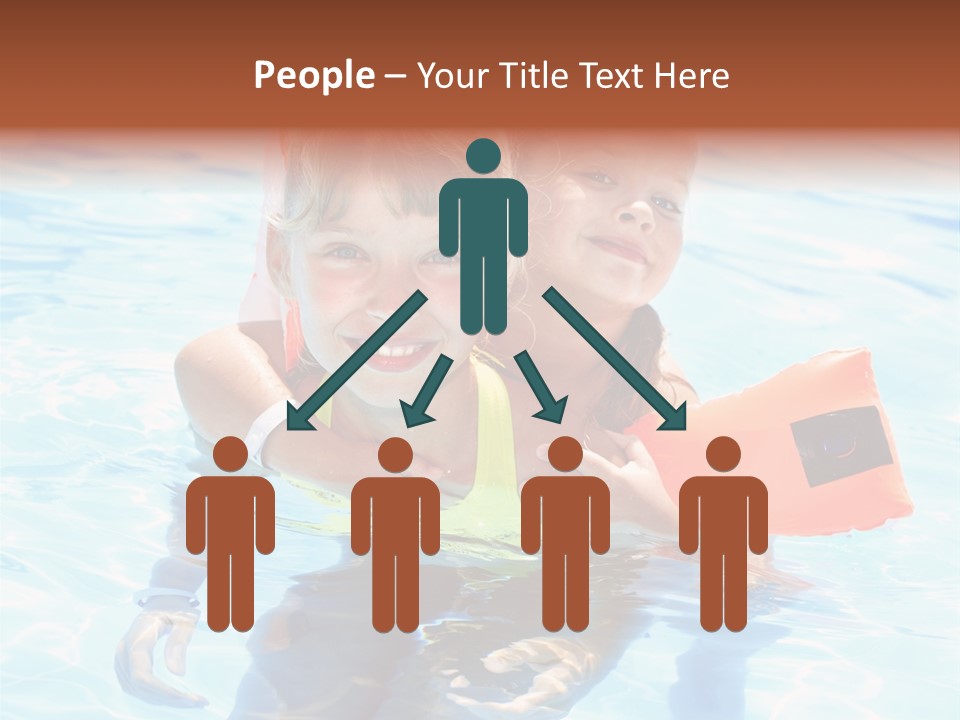 Leisure White Kid PowerPoint Template