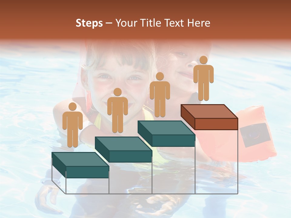 Leisure White Kid PowerPoint Template