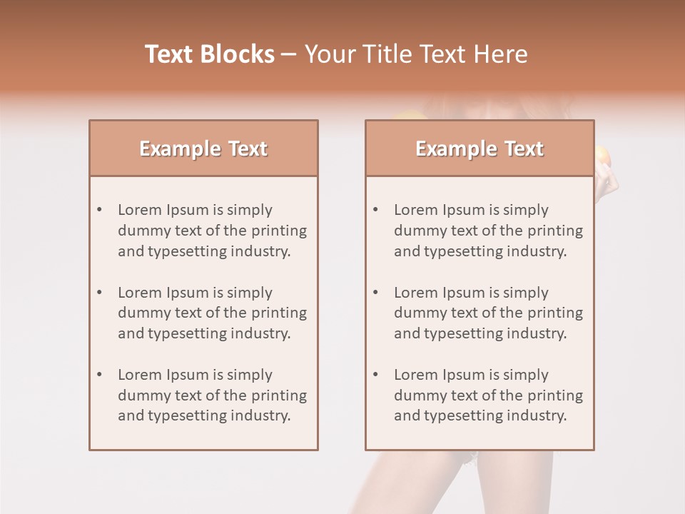 Breakfast Portrait Eating PowerPoint Template