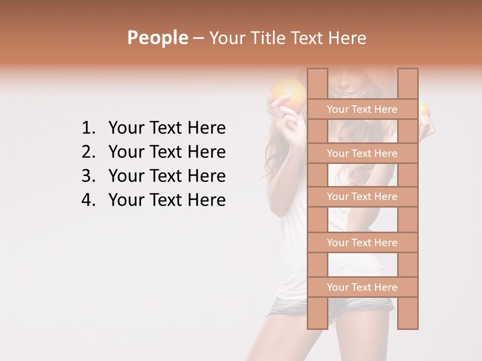 Breakfast Portrait Eating PowerPoint Template