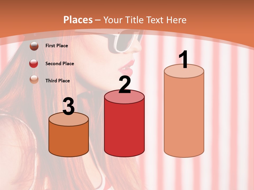 Sun Sport Striped PowerPoint Template