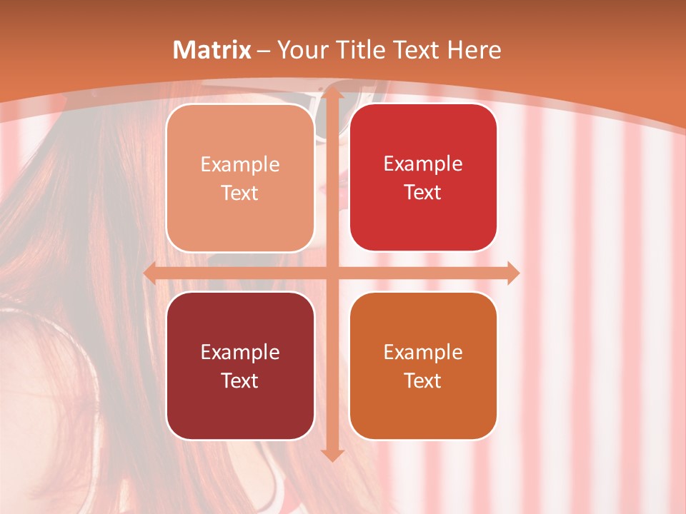 Sun Sport Striped PowerPoint Template