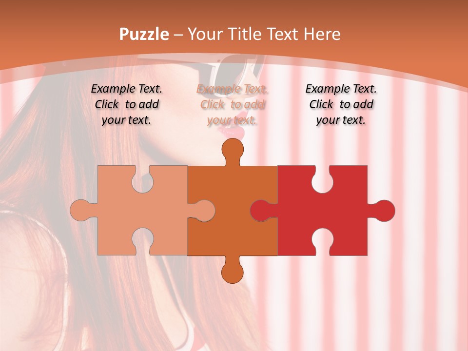 Sun Sport Striped PowerPoint Template