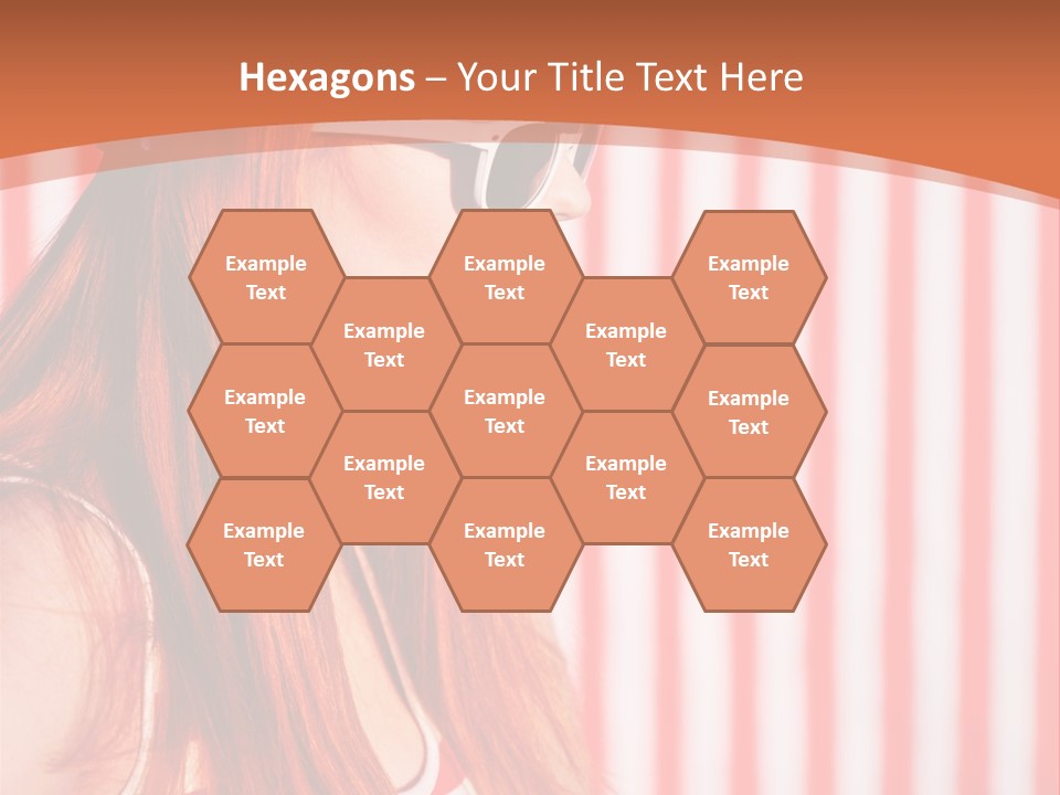 Sun Sport Striped PowerPoint Template