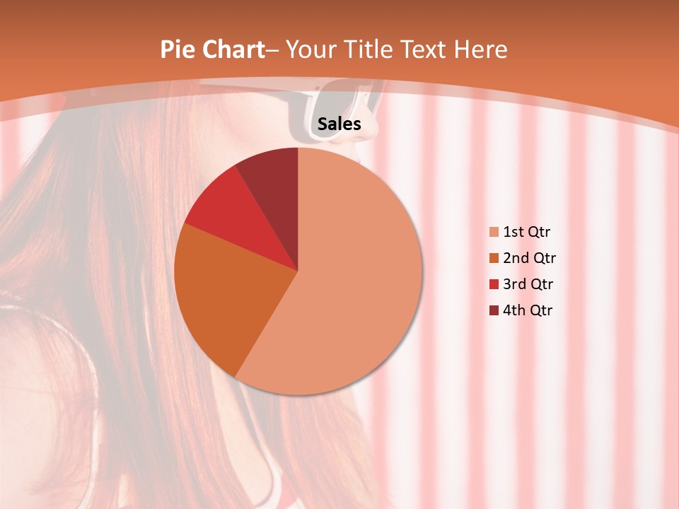 Sun Sport Striped PowerPoint Template