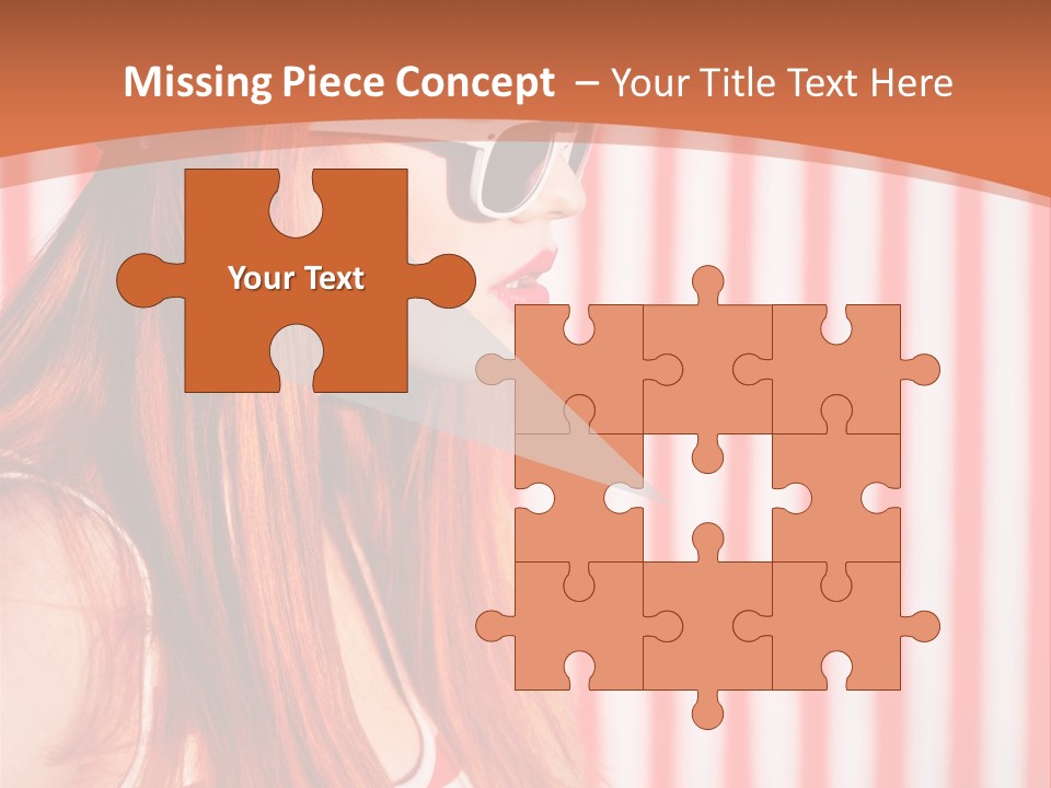 Sun Sport Striped PowerPoint Template