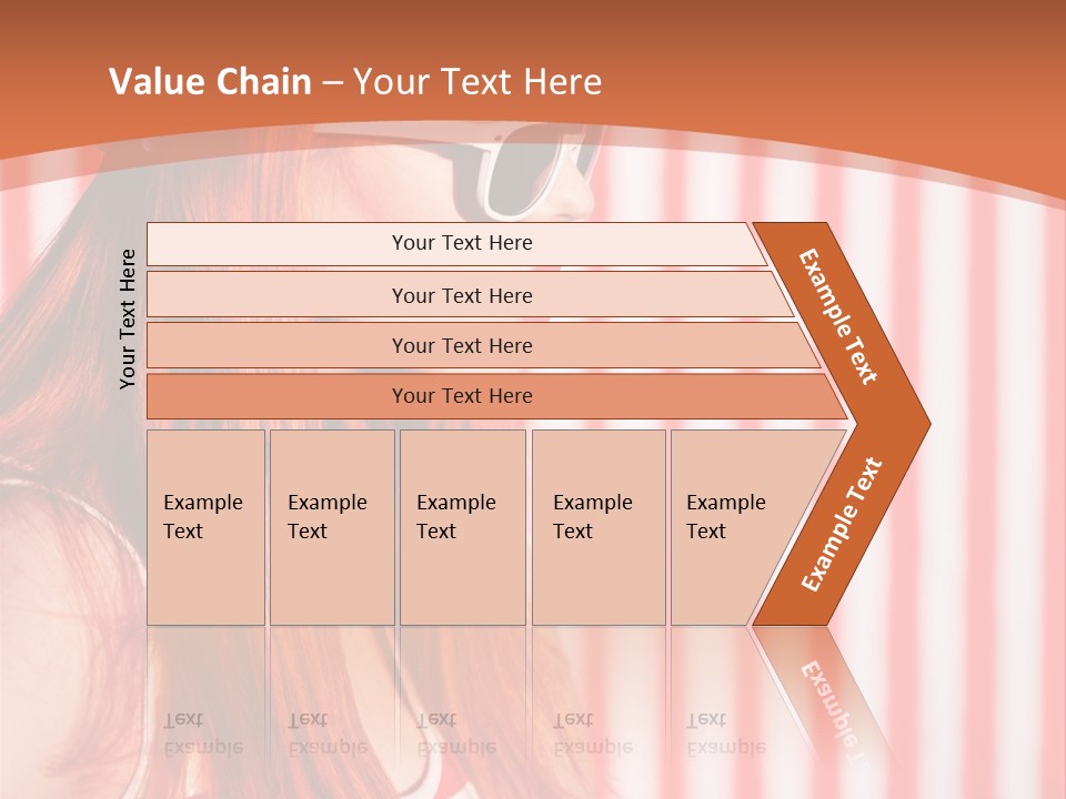 Sun Sport Striped PowerPoint Template