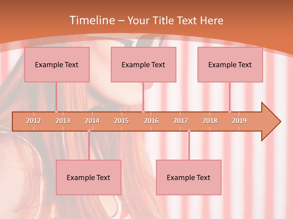 Sun Sport Striped PowerPoint Template