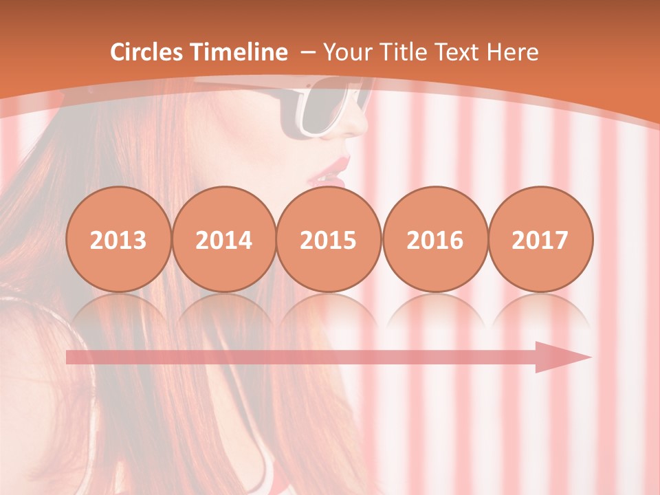 Sun Sport Striped PowerPoint Template