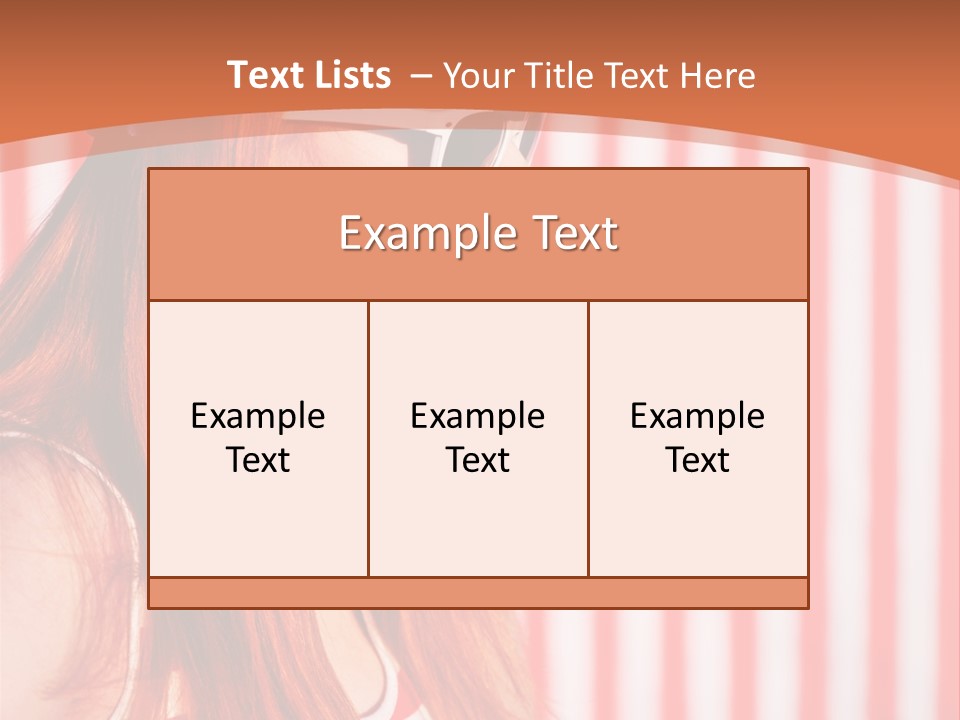 Sun Sport Striped PowerPoint Template