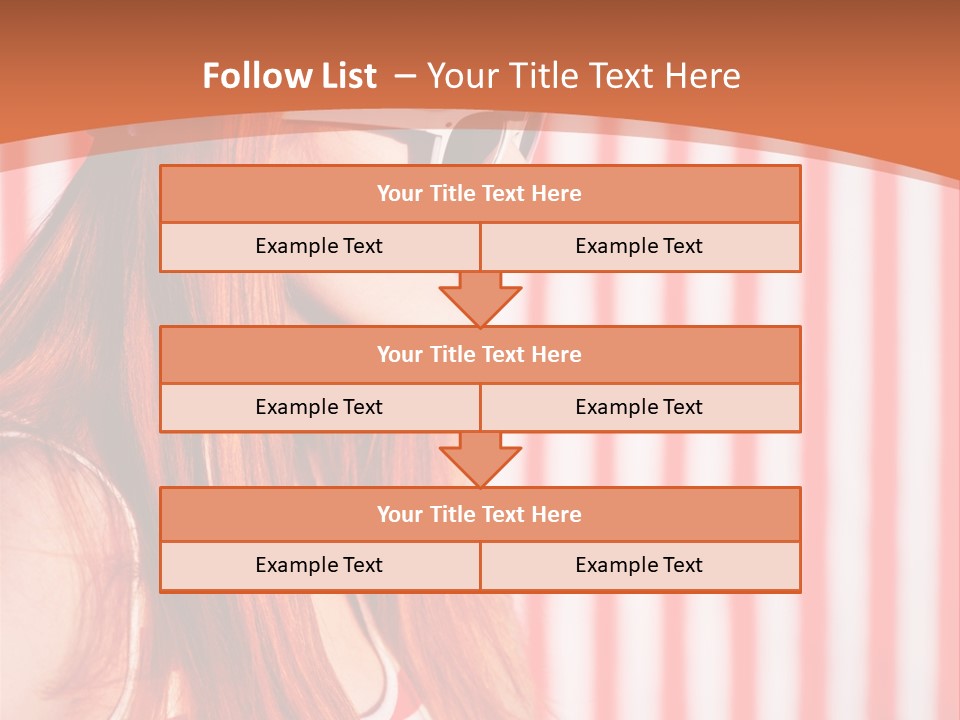 Sun Sport Striped PowerPoint Template