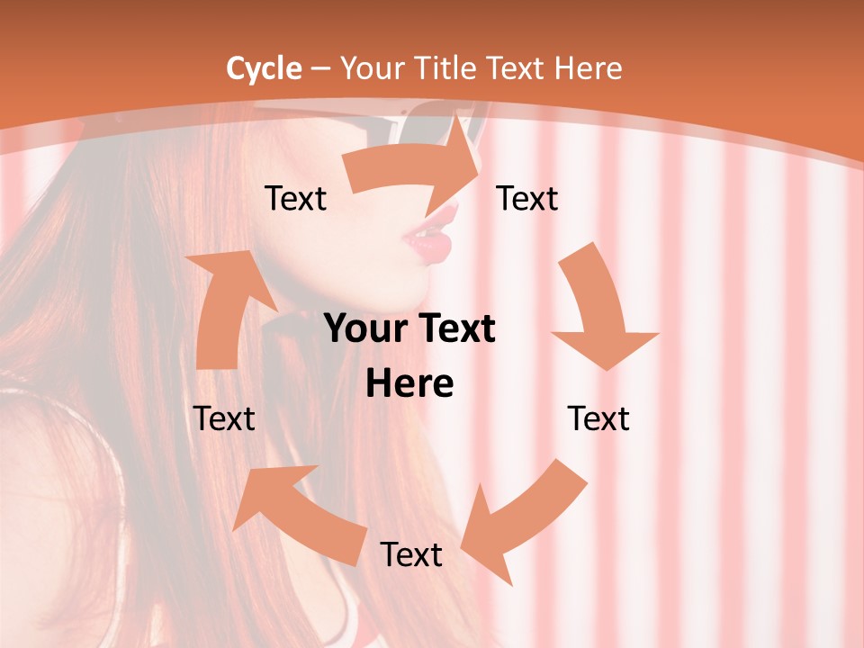 Sun Sport Striped PowerPoint Template