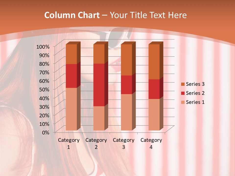 Sun Sport Striped PowerPoint Template
