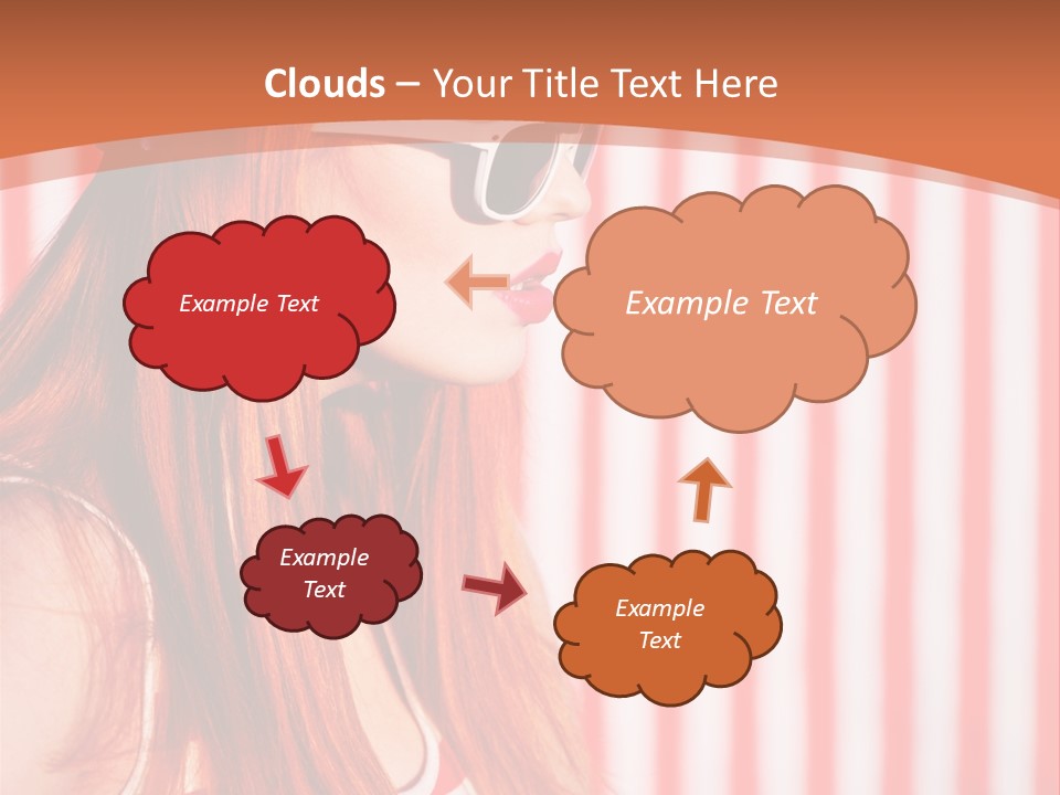 Sun Sport Striped PowerPoint Template