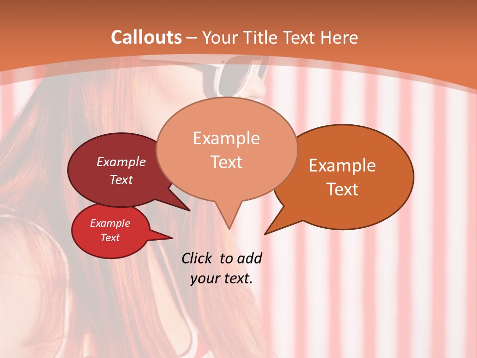 Sun Sport Striped PowerPoint Template