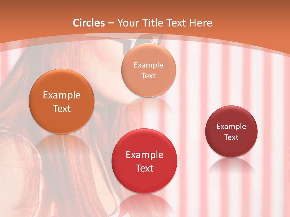 Sun Sport Striped PowerPoint Template