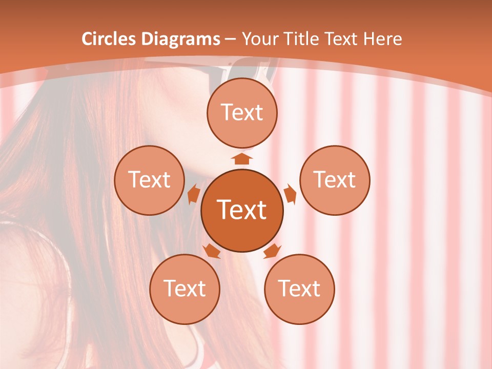 Sun Sport Striped PowerPoint Template