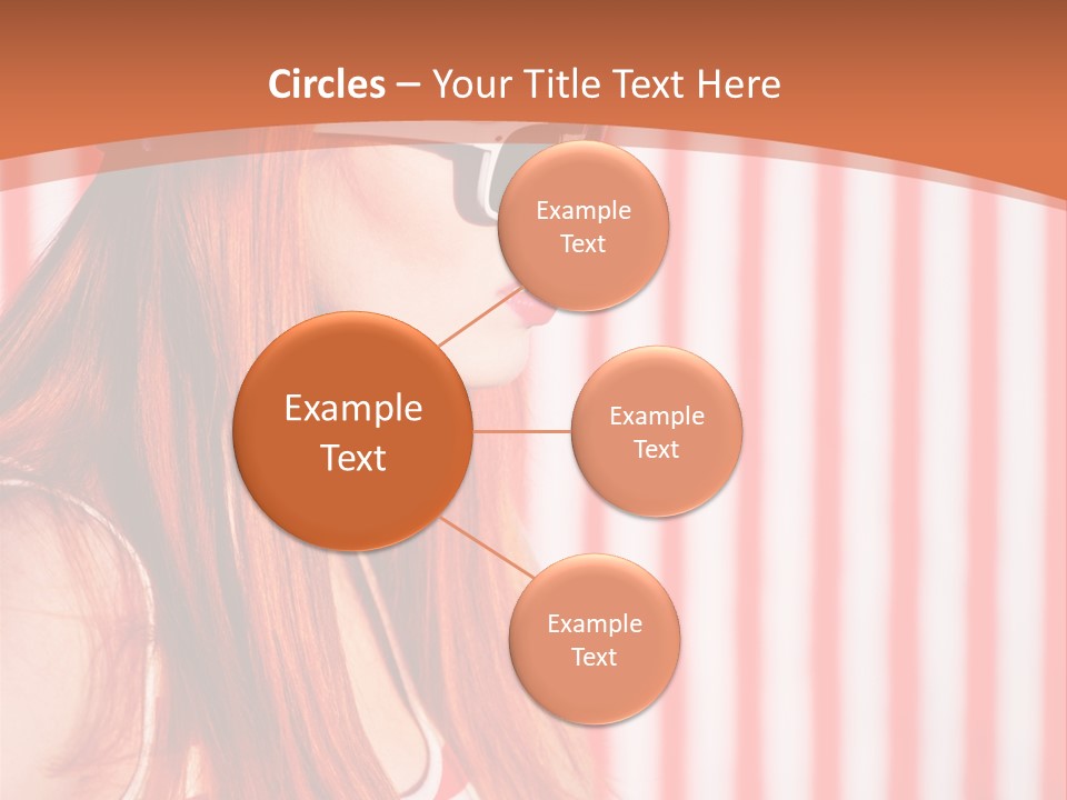 Sun Sport Striped PowerPoint Template