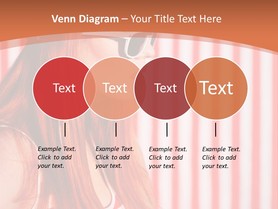Sun Sport Striped PowerPoint Template