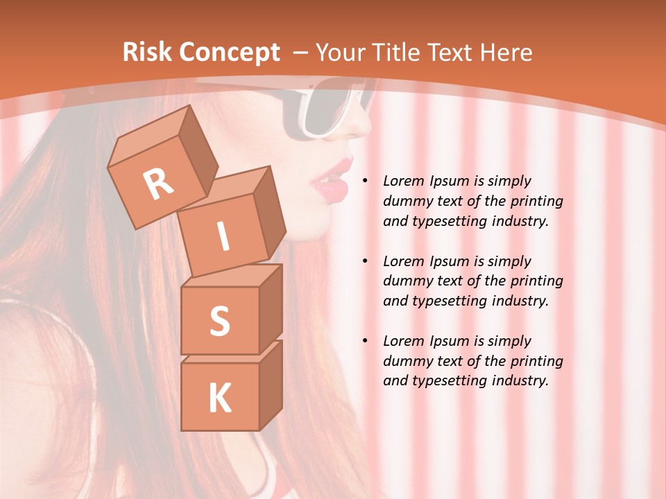 Sun Sport Striped PowerPoint Template