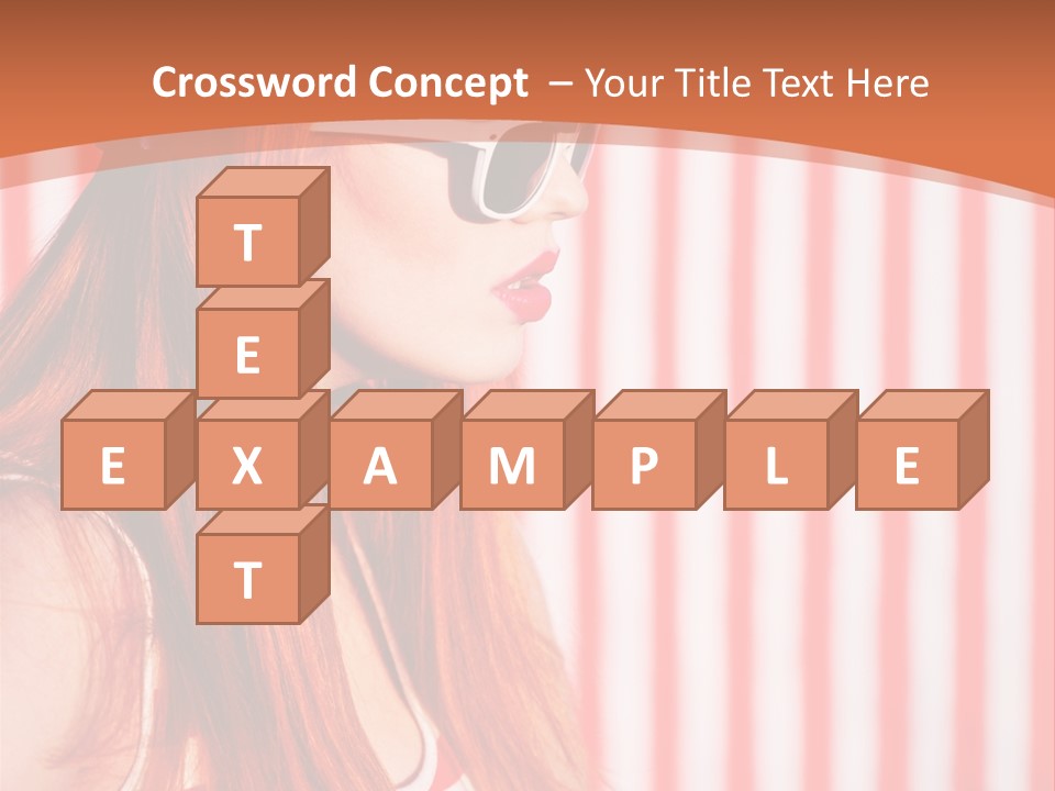 Sun Sport Striped PowerPoint Template