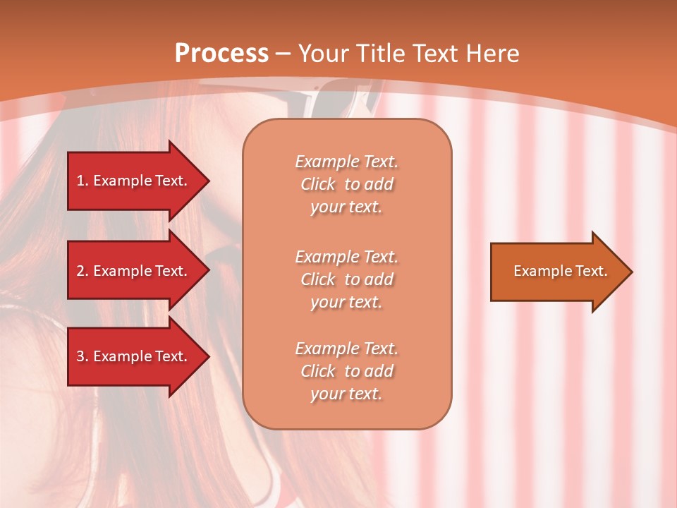 Sun Sport Striped PowerPoint Template