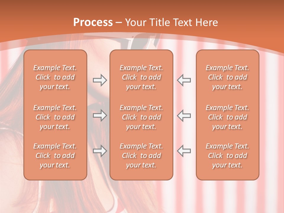 Sun Sport Striped PowerPoint Template