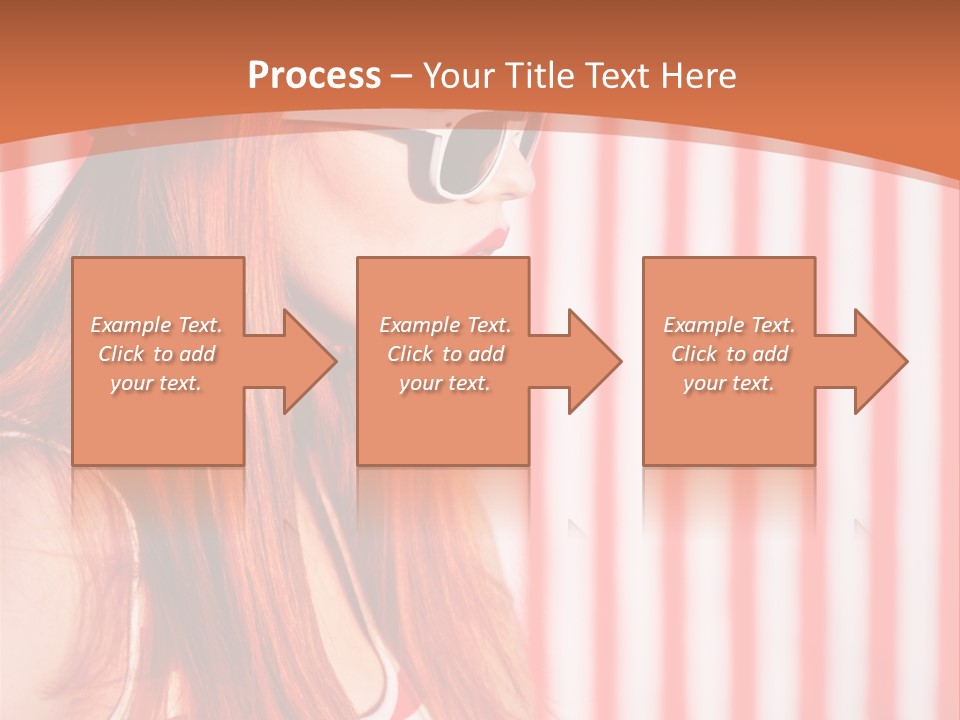 Sun Sport Striped PowerPoint Template