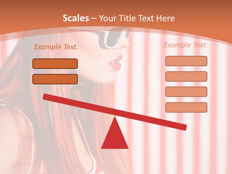 Sun Sport Striped PowerPoint Template