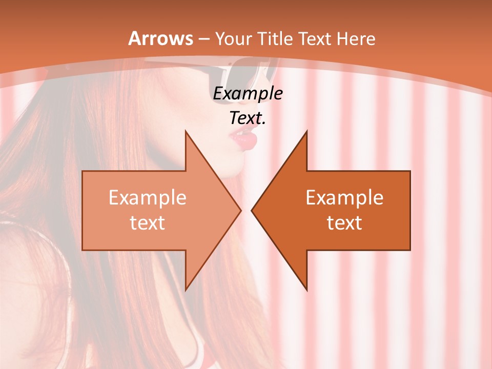 Sun Sport Striped PowerPoint Template