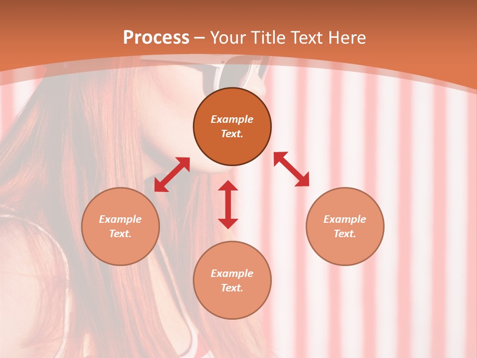 Sun Sport Striped PowerPoint Template