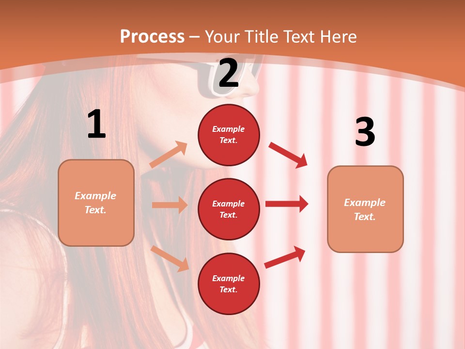 Sun Sport Striped PowerPoint Template