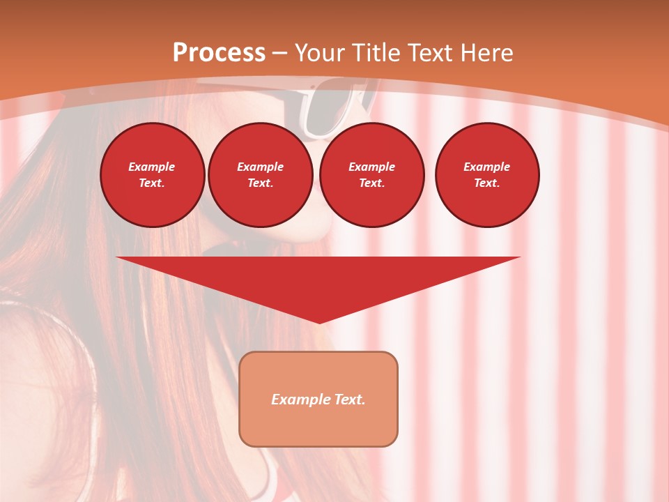 Sun Sport Striped PowerPoint Template