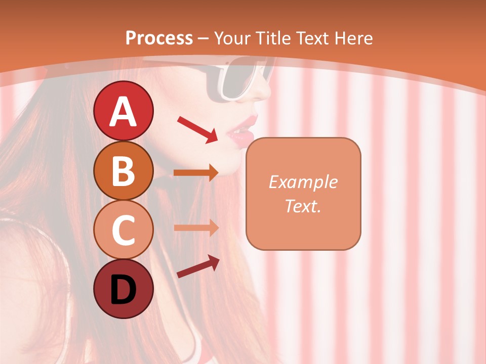 Sun Sport Striped PowerPoint Template