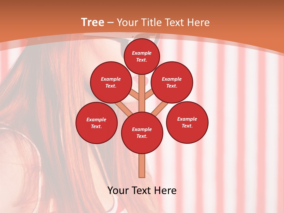 Sun Sport Striped PowerPoint Template