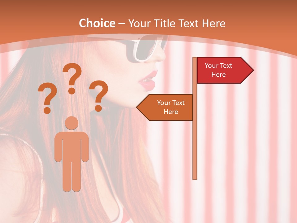 Sun Sport Striped PowerPoint Template