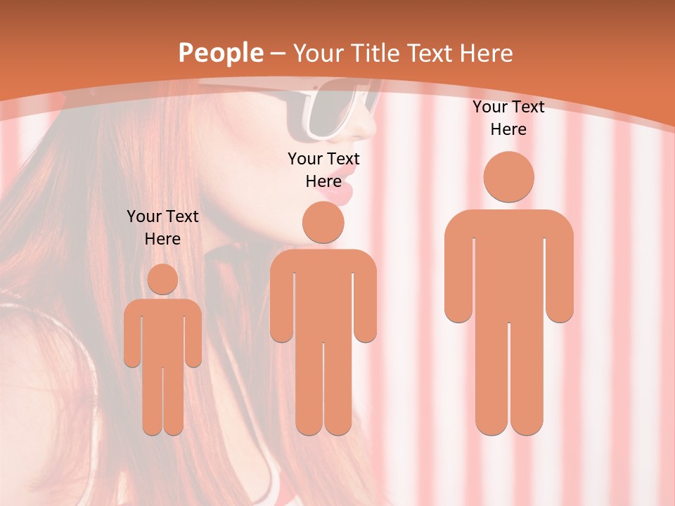 Sun Sport Striped PowerPoint Template