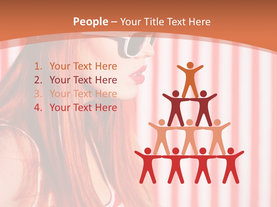 Sun Sport Striped PowerPoint Template