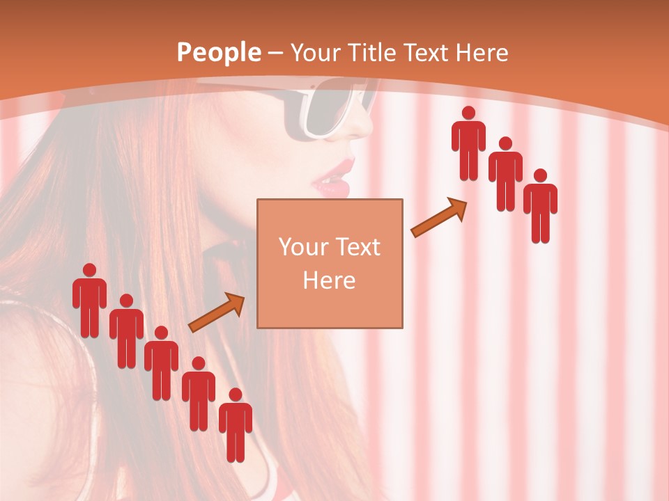 Sun Sport Striped PowerPoint Template