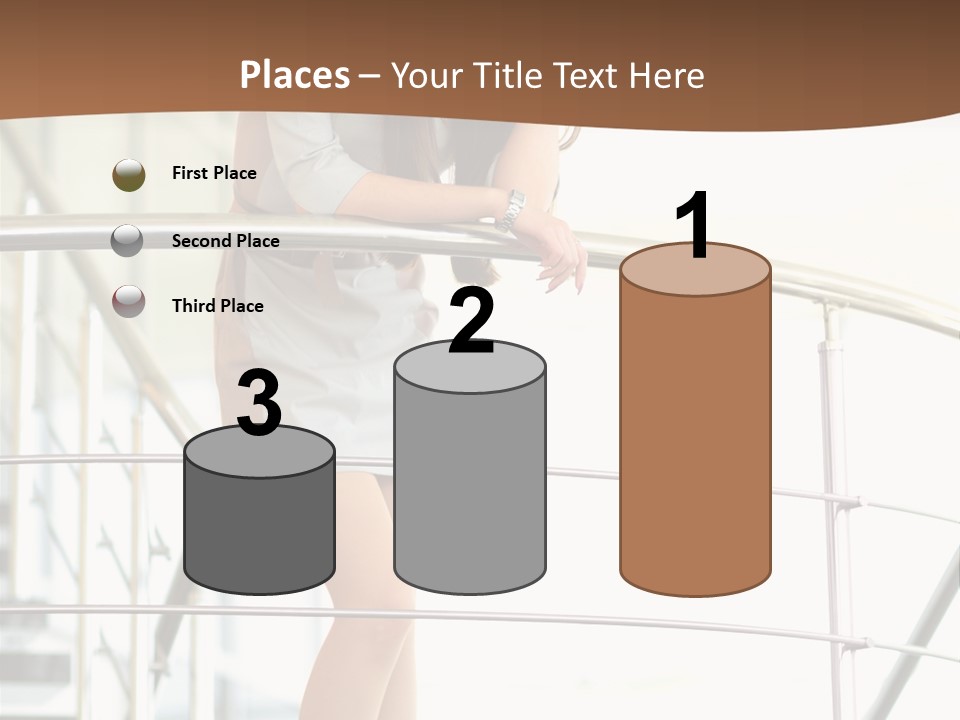 Woman Background Indoor PowerPoint Template