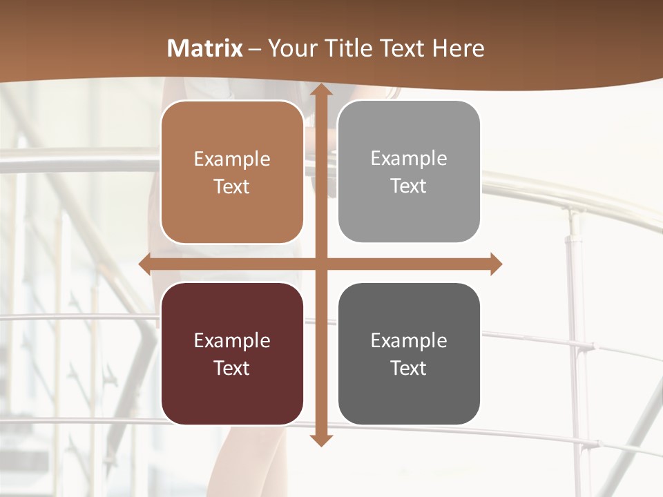 Woman Background Indoor PowerPoint Template