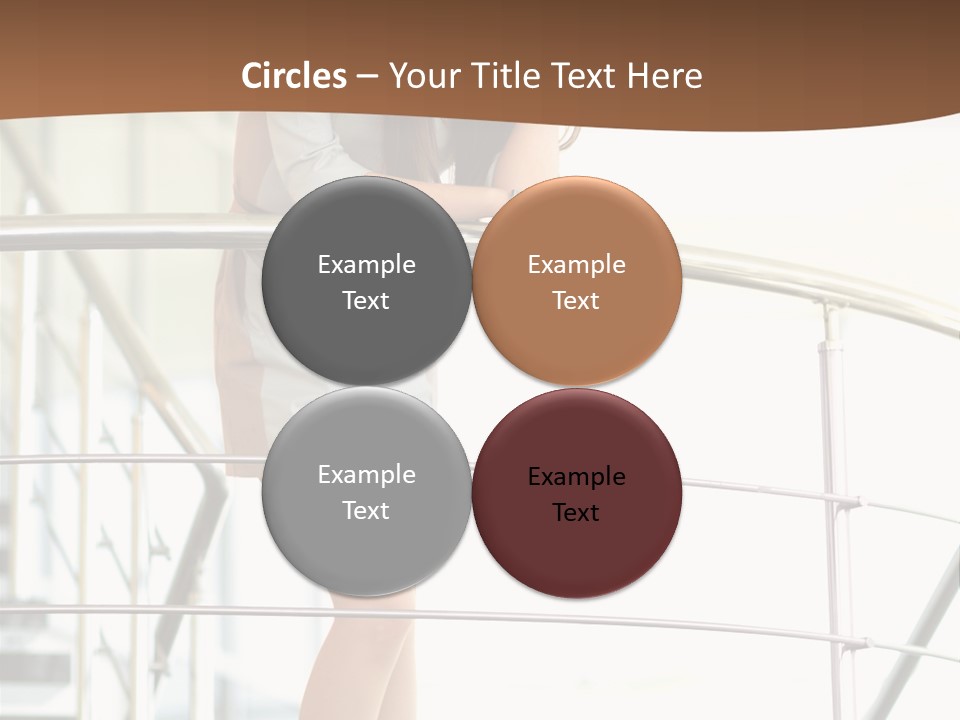 Woman Background Indoor PowerPoint Template